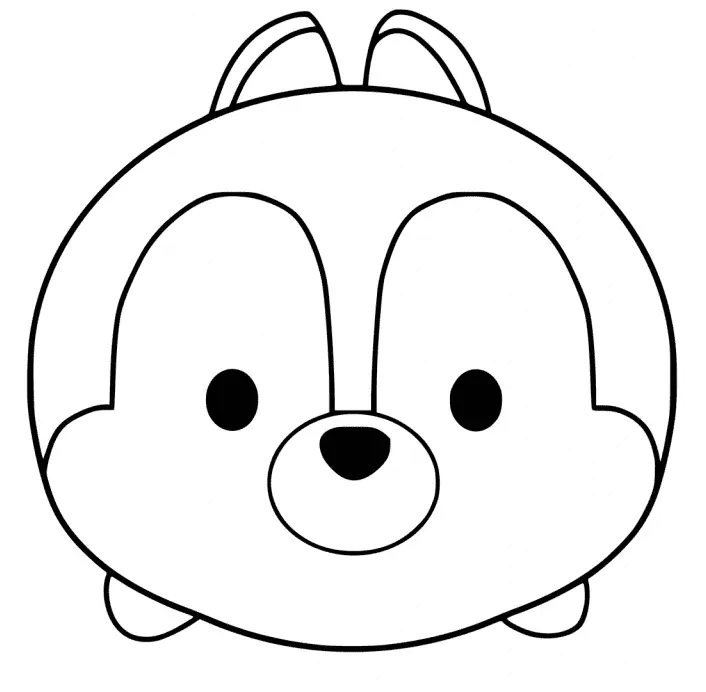 Tsum Tsum Coloring Pages 34