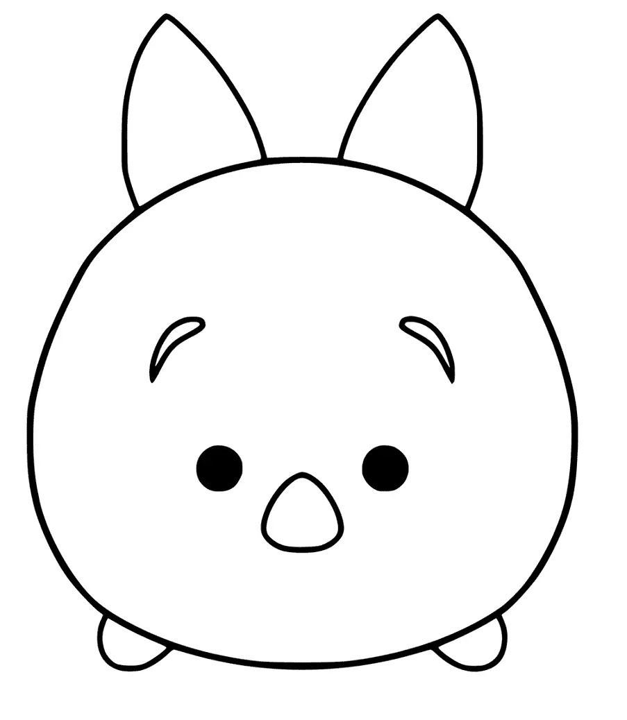 Tsum Tsum Coloring Pages 39