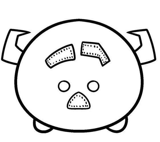 Tsum Tsum Para Colorear 51