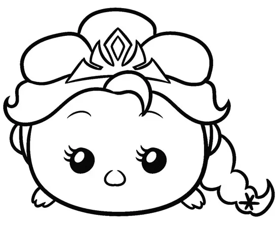 Tsum Tsum Coloring Pages 7