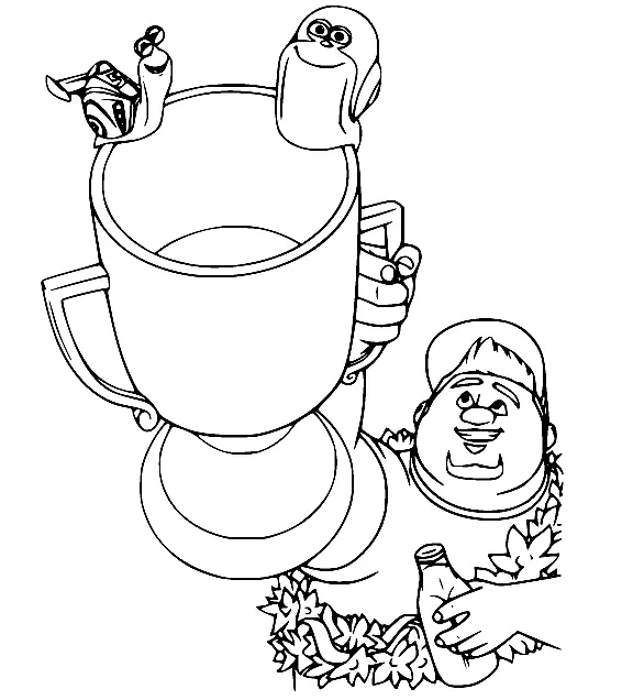 Turbo Coloring Pages 31
