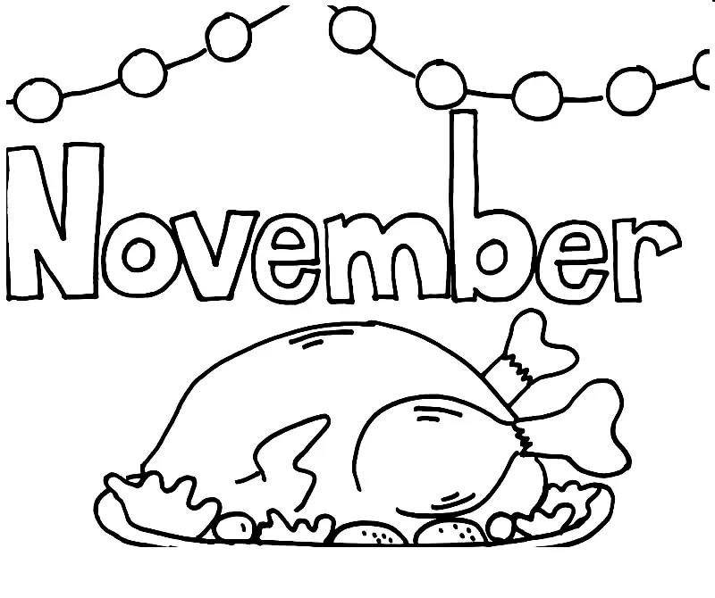 Desenhos de Turkey Para Colorir 28