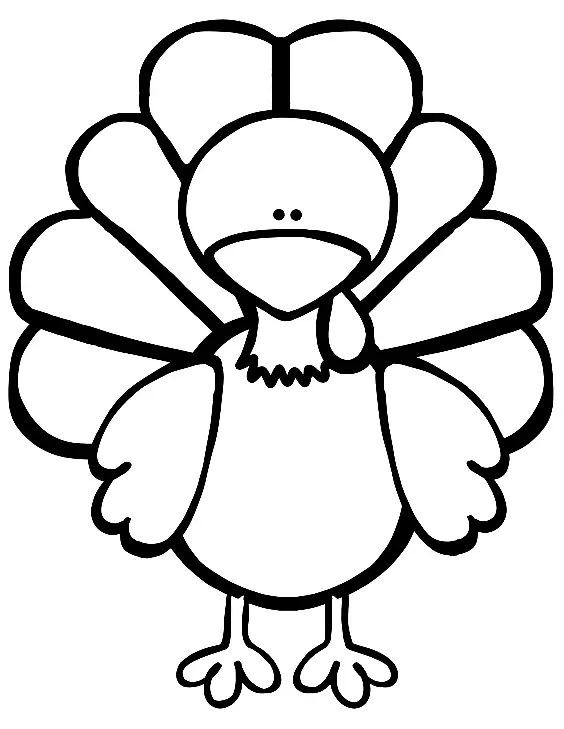 Turkey Coloring Pages 33