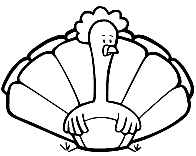 Turkey Coloring Pages 61