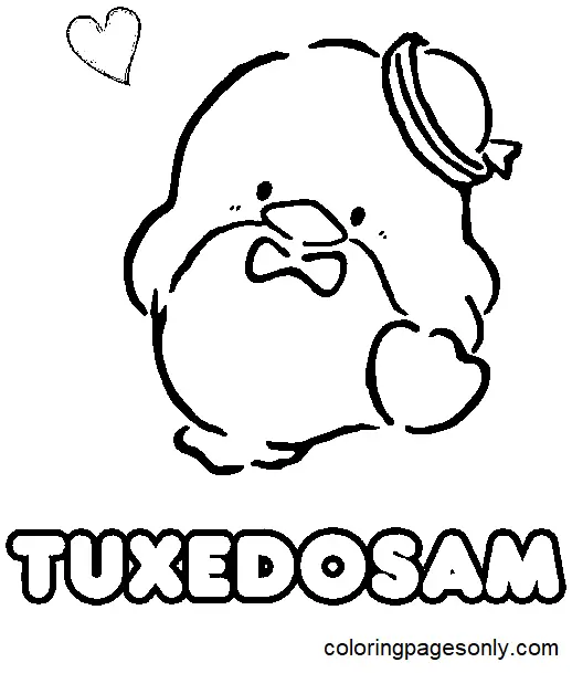 Tuxedo Sam Ausmalbilder 1
