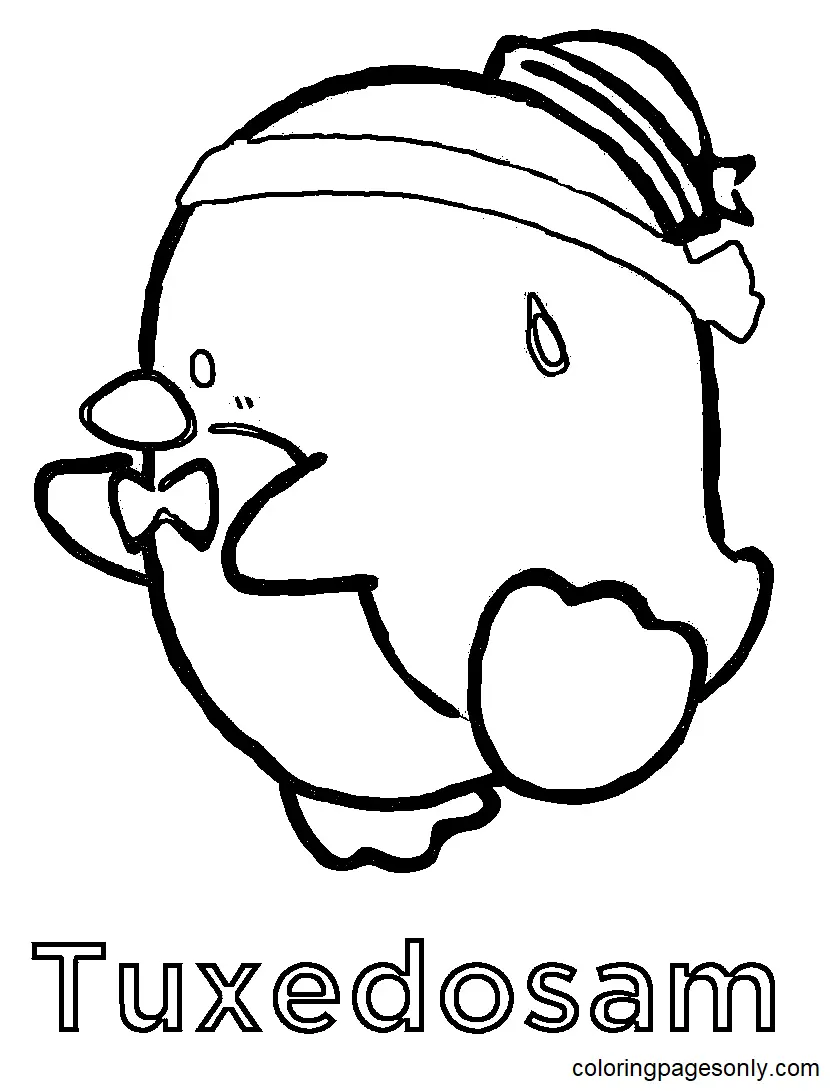 Tuxedo Sam Para Colorear 33