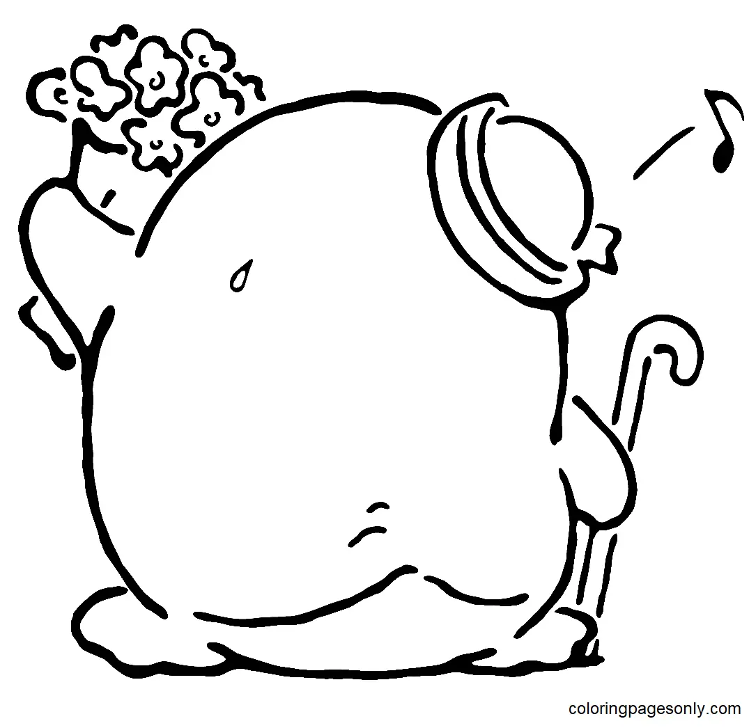 Tuxedo Sam Para Colorear 34