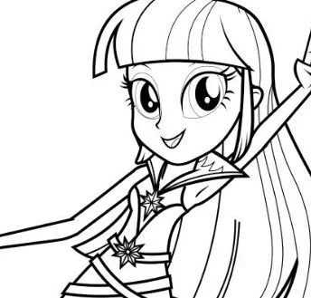 Twilight Sparkle Coloring Pages 14