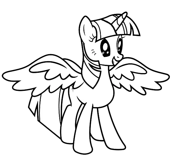 Twilight Sparkle Coloring Pages 33