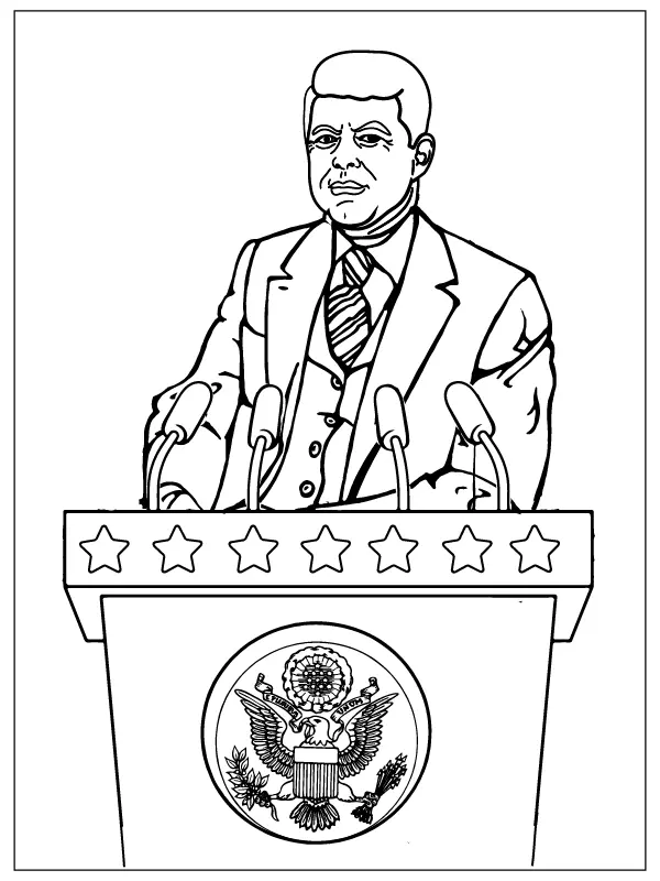U S Presidents Coloring Pages 15