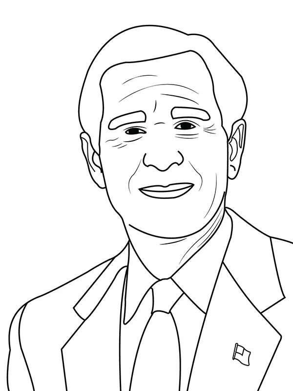U S Presidents Coloring Pages 20