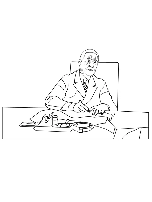 U S Presidents Coloring Pages 21