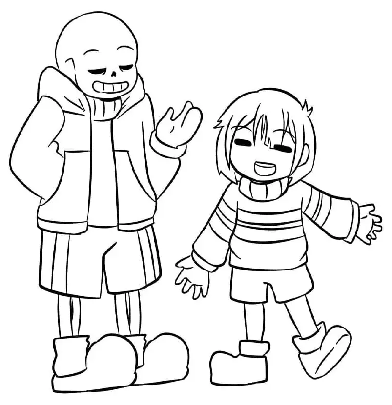 Undertale Coloring Pages 6