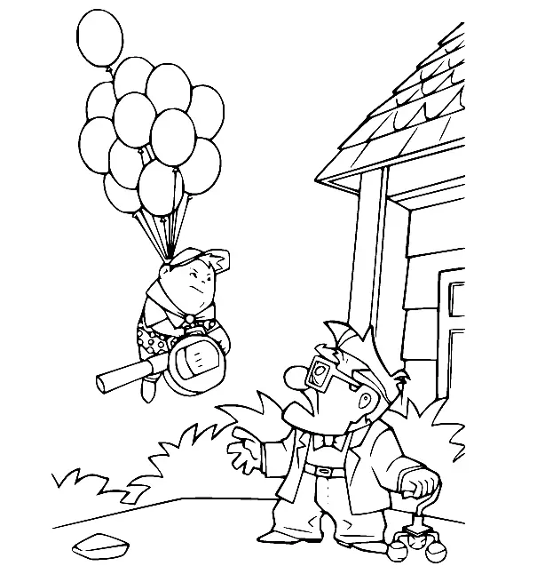 Desenhos de Up Para Colorir 44