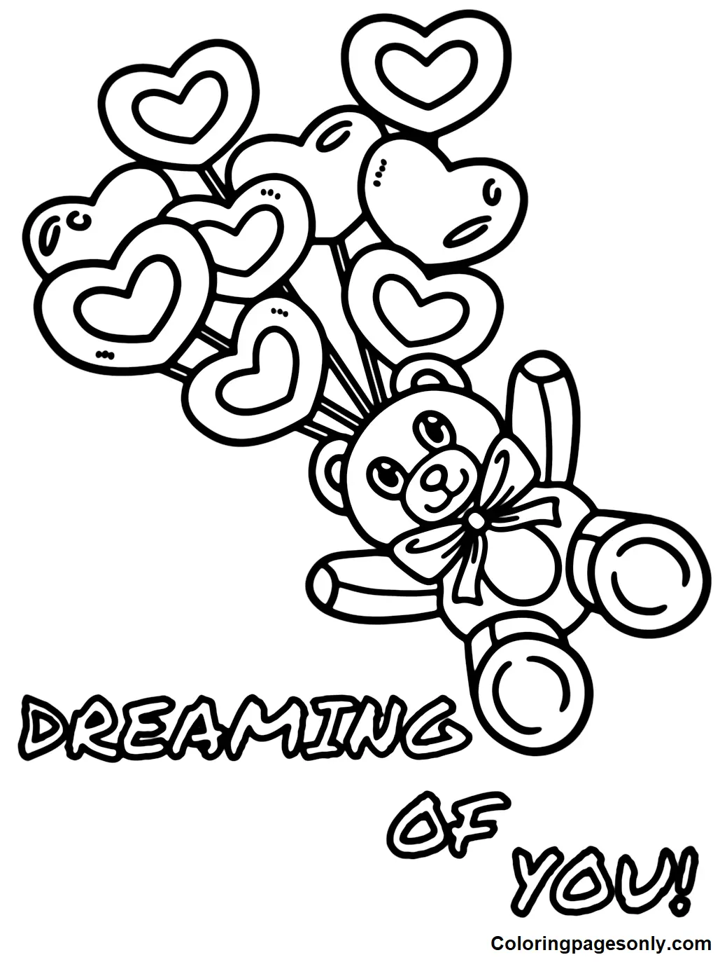Valentines Day Cards Coloring Pages