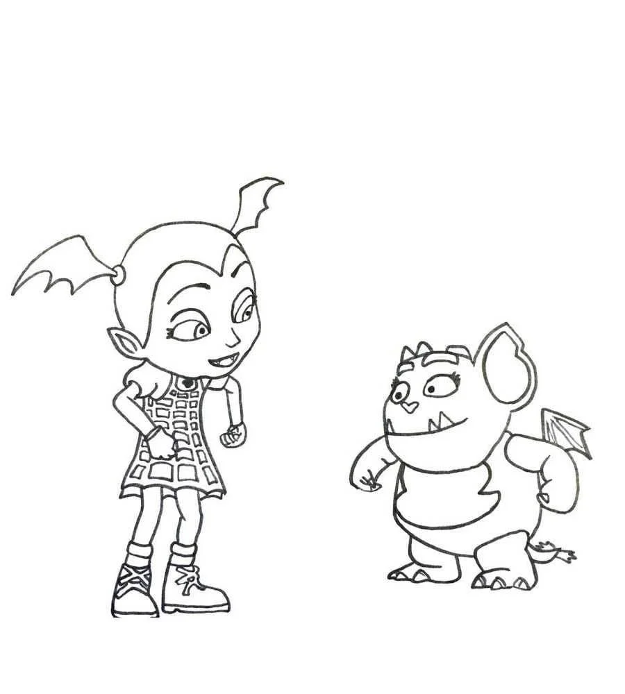 Vampirina Coloring Pages 101