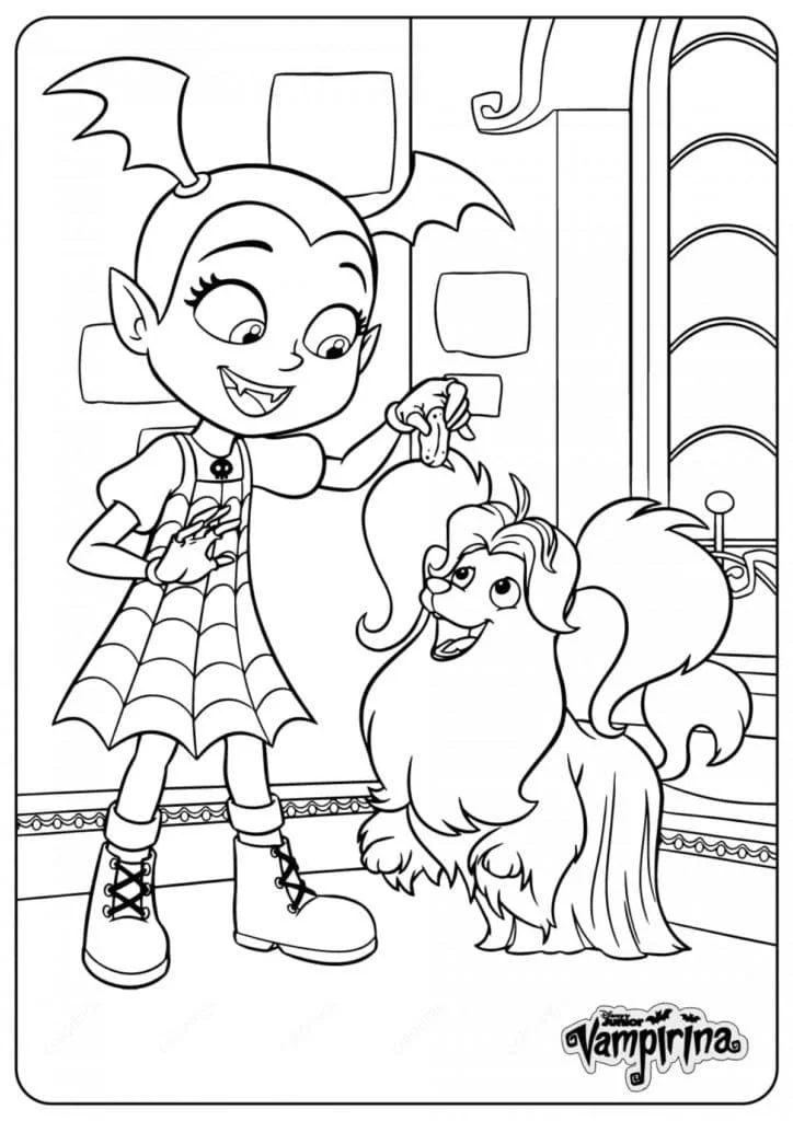 Vampirina Coloring Pages 105