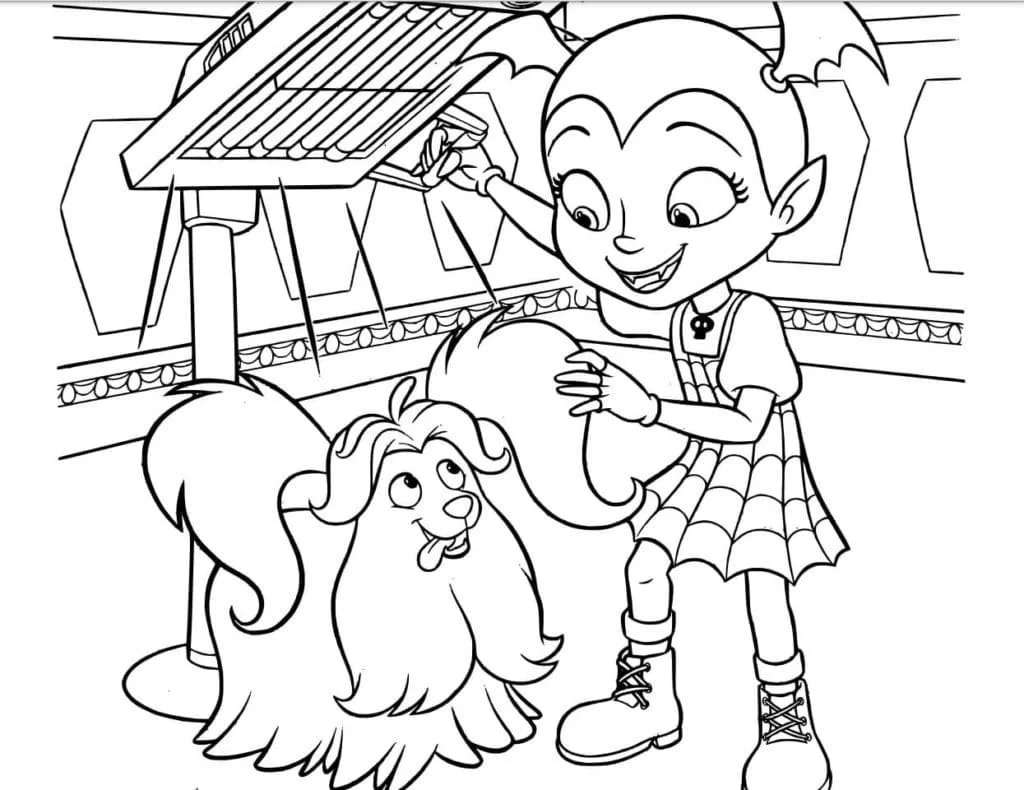 Vampirina Coloring Pages 114