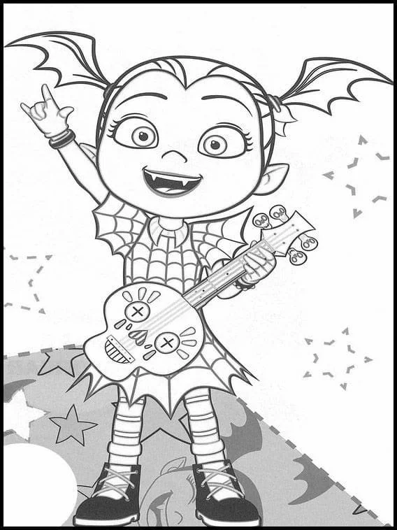 Vampirina Para Colorear 136