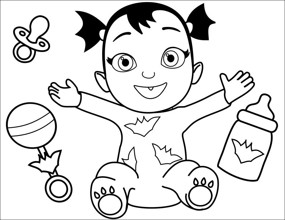 Vampirina Para Colorear 14
