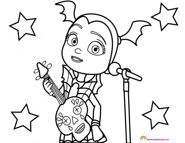 Desenhos de Vampirina Para Colorir 23
