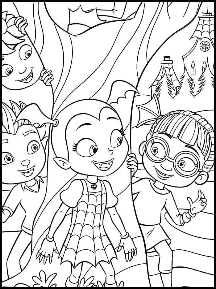 Desenhos de Vampirina Para Colorir 50