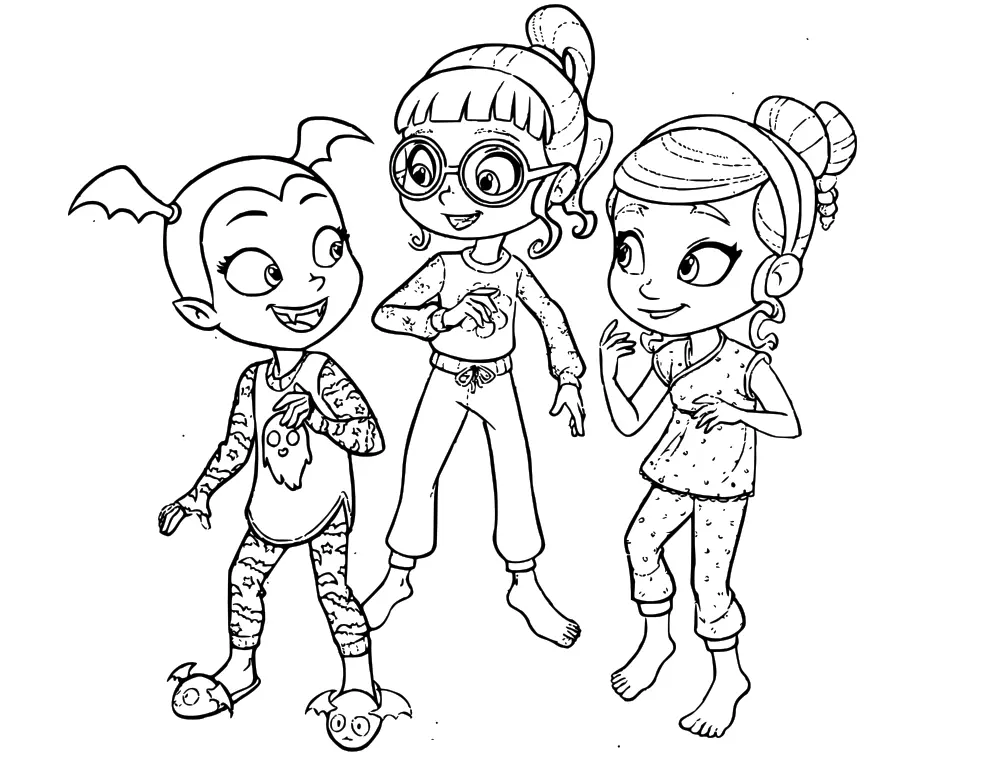 Vampirina Para Colorear 6