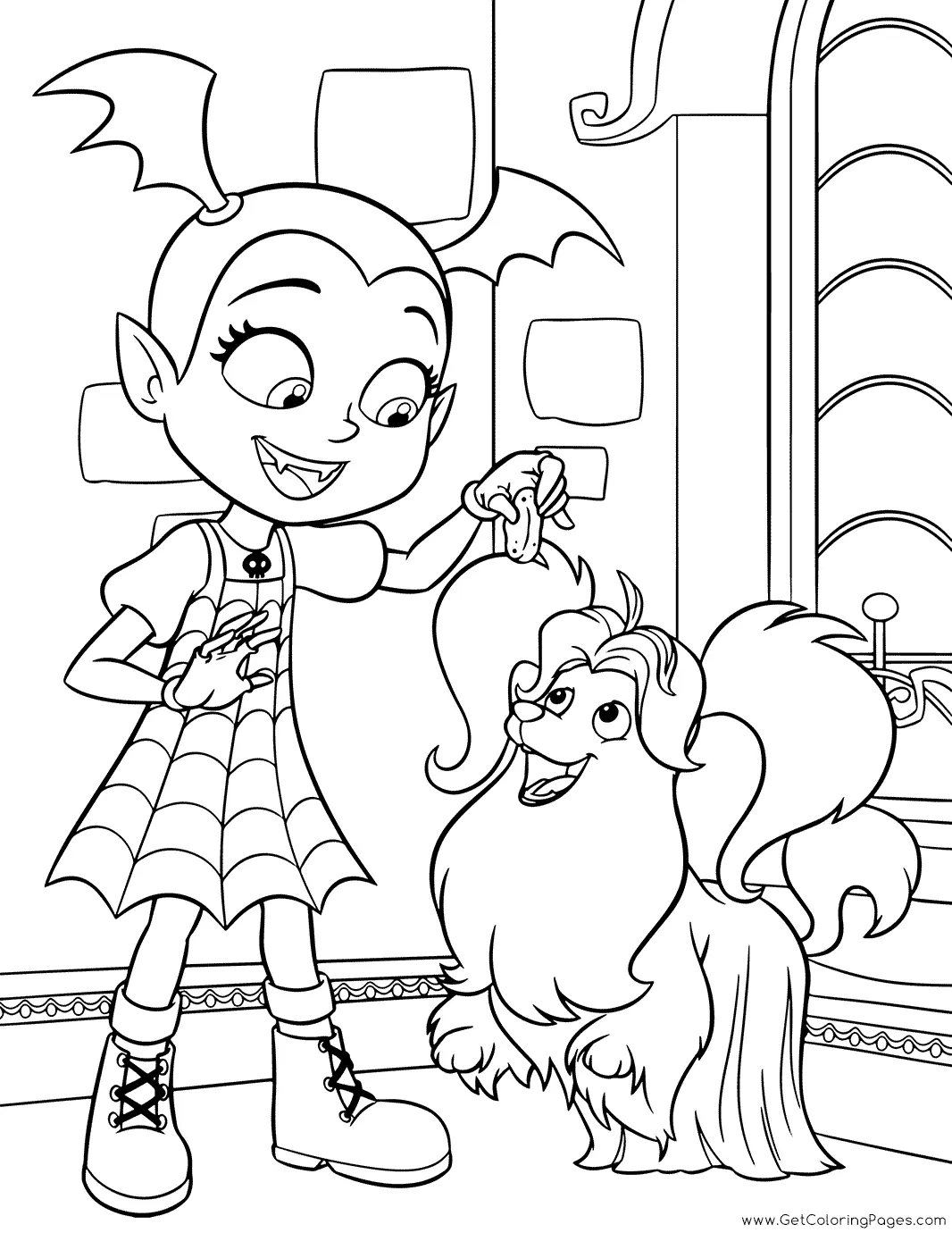 Desenhos de Vampirina Para Colorir 74