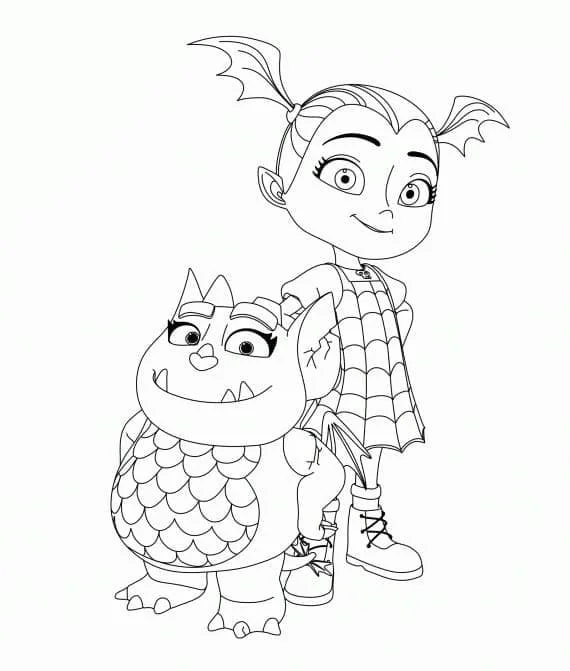 Vampirina Coloring Pages 8