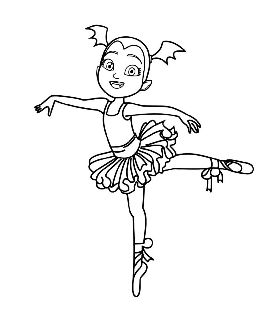 Vampirina Para Colorear 9