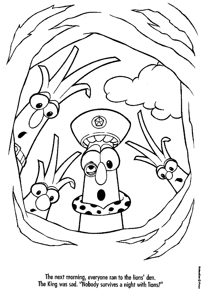 VeggieTales Ausmalbilder 13