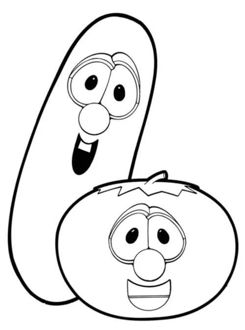 VeggieTales Ausmalbilder 2