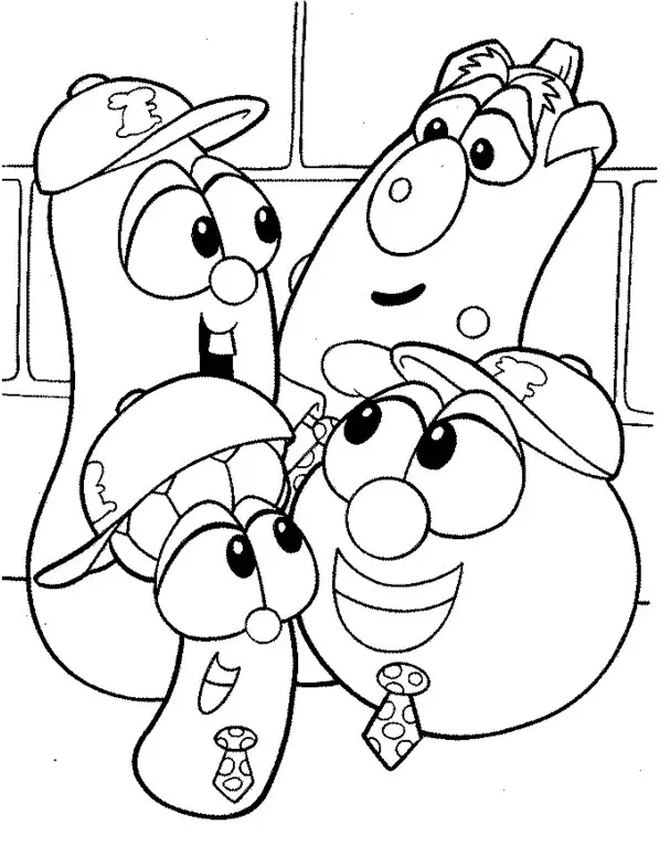 VeggieTales Ausmalbilder 25