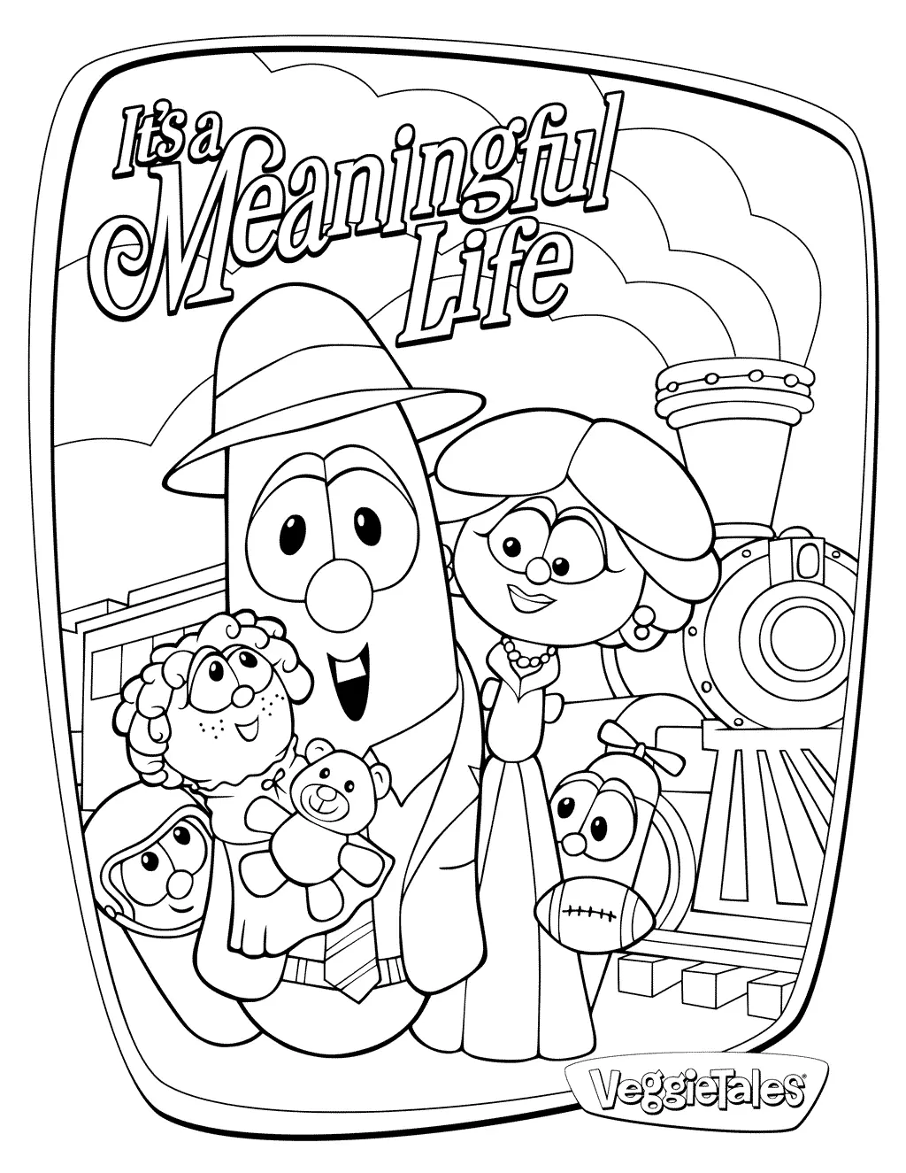 VeggieTales Ausmalbilder 29