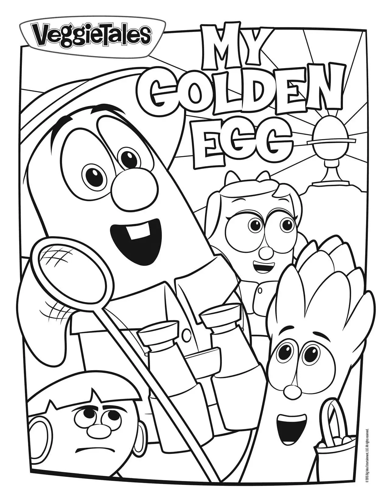 VeggieTales Ausmalbilder 36
