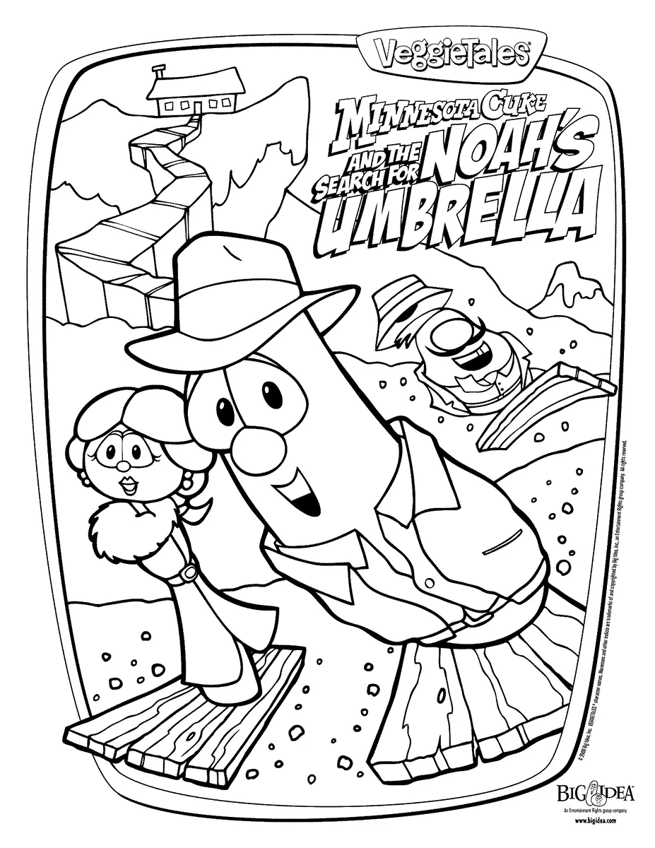 VeggieTales Ausmalbilder 42