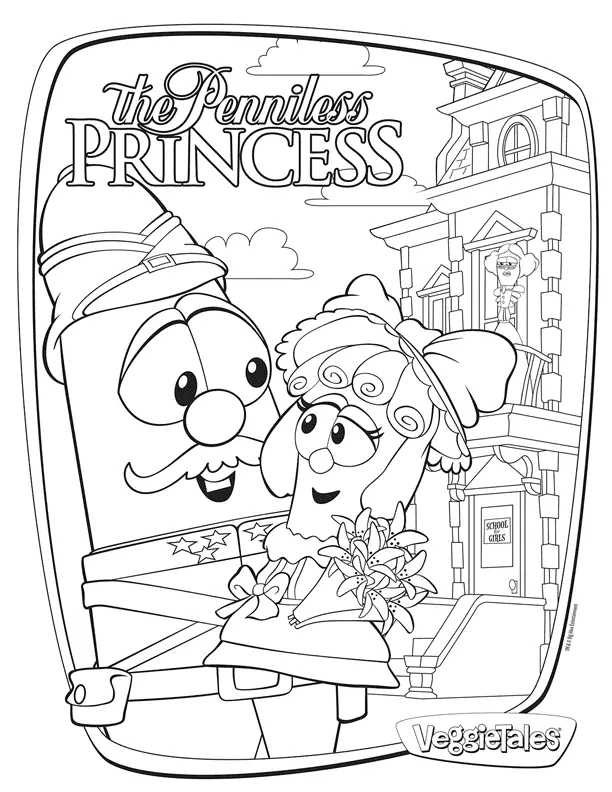 VeggieTales Coloring Pages 52