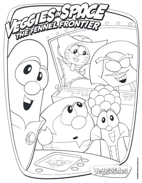 VeggieTales Ausmalbilder 7
