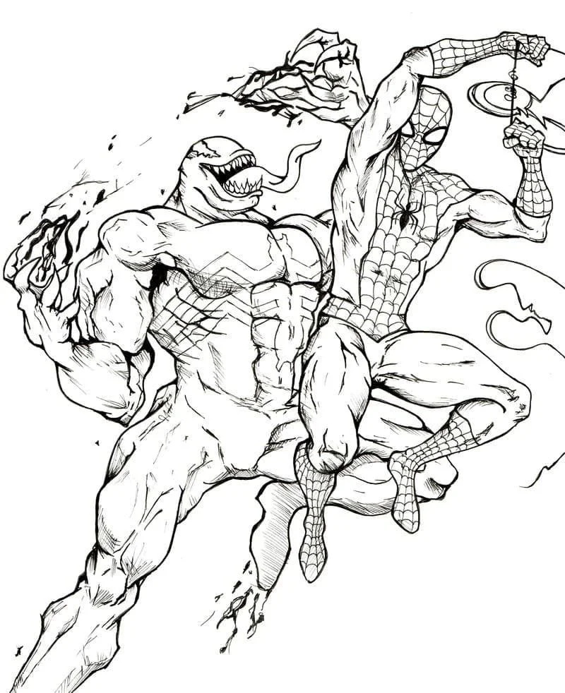 Venom Coloring Pages 18