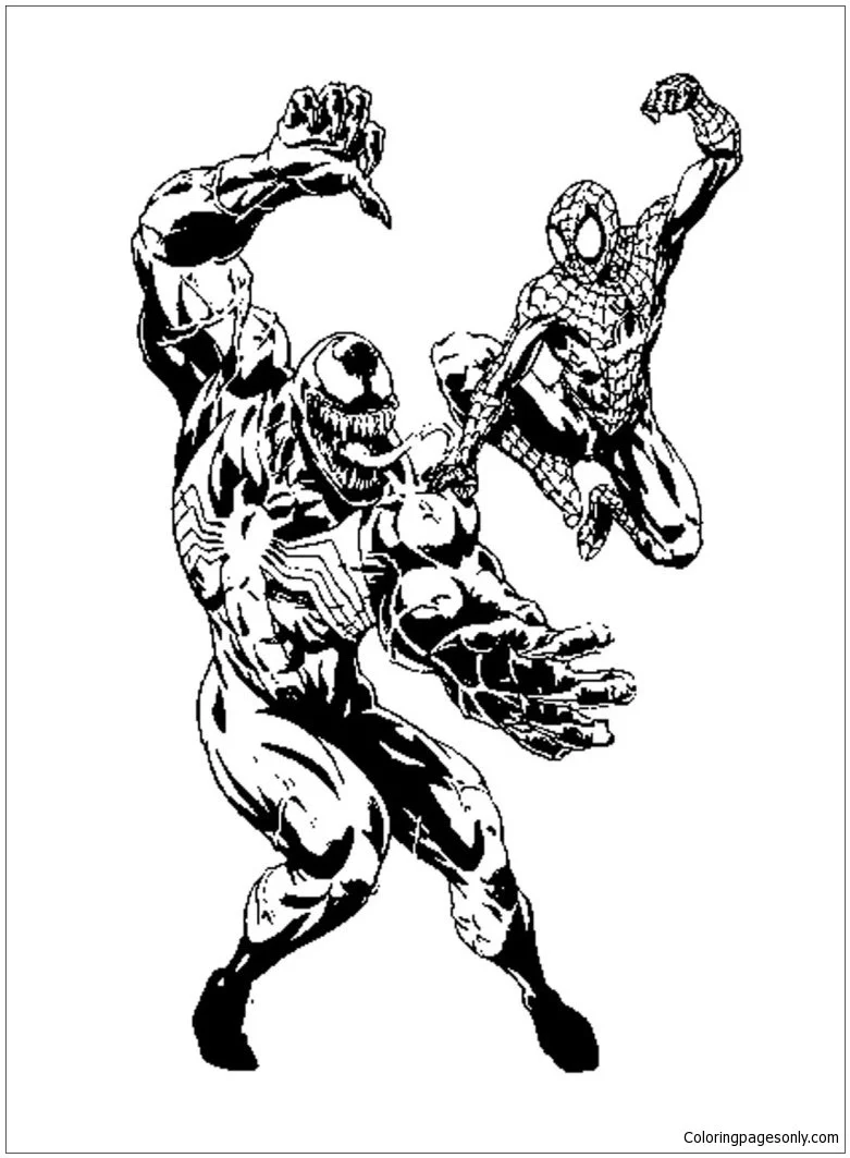 Venom Coloring Pages 2