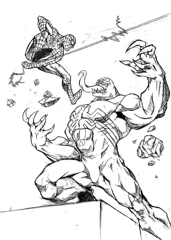 Venom Coloring Pages 37
