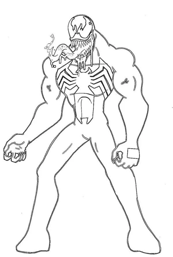 Venom Ausmalbilder 47