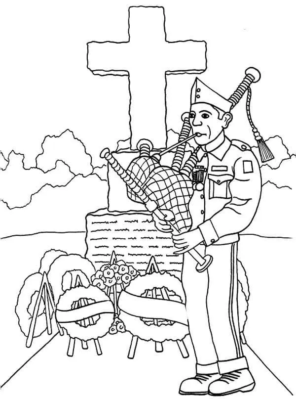Dia De Los Veteranos Para Colorear 47