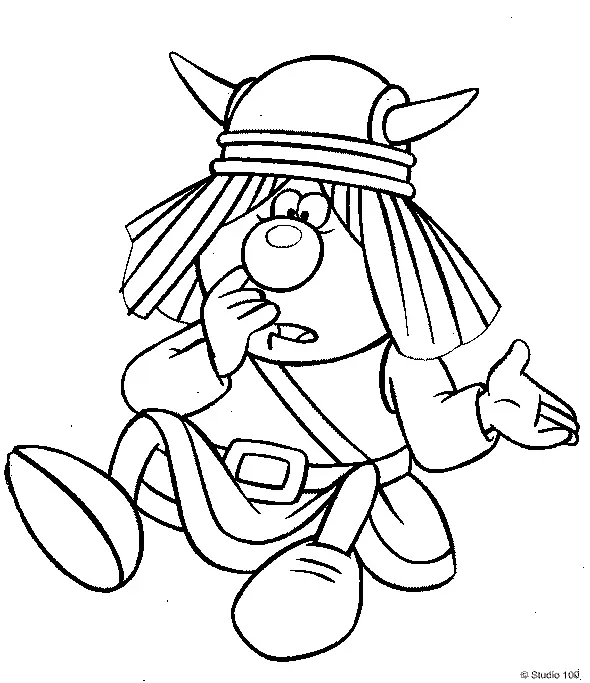 Vicky the Viking Coloring Pages 26