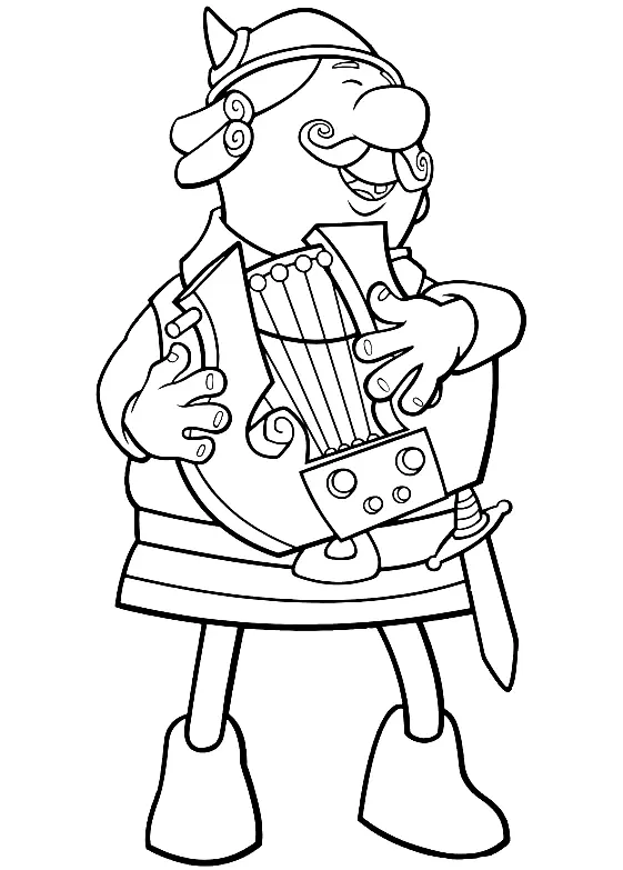 Vicky the Viking Coloring Pages 5