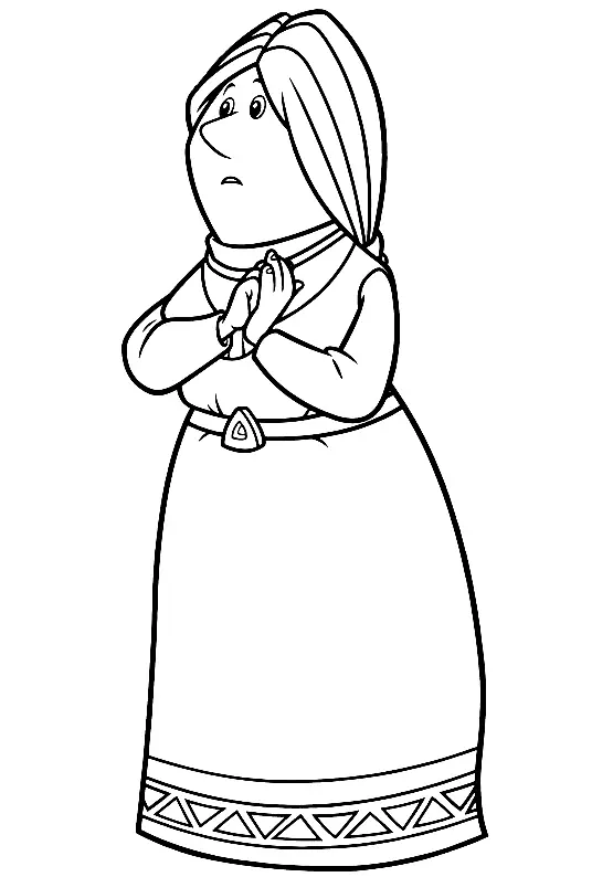 Vicky the Viking Coloring Pages 8