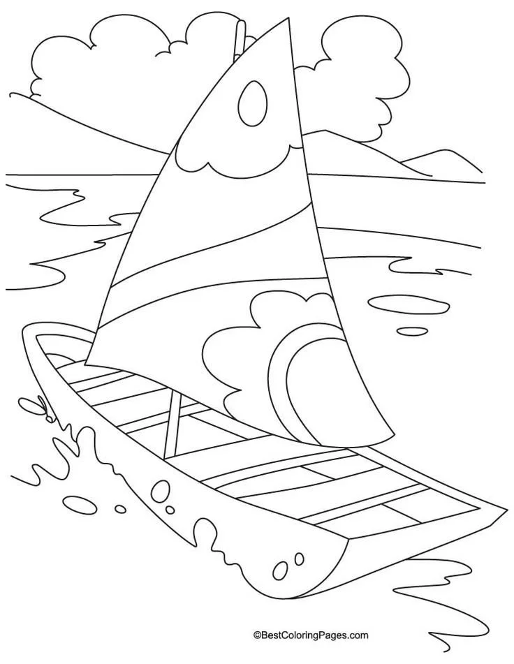 Transporte de aquatico Para Colorir 3