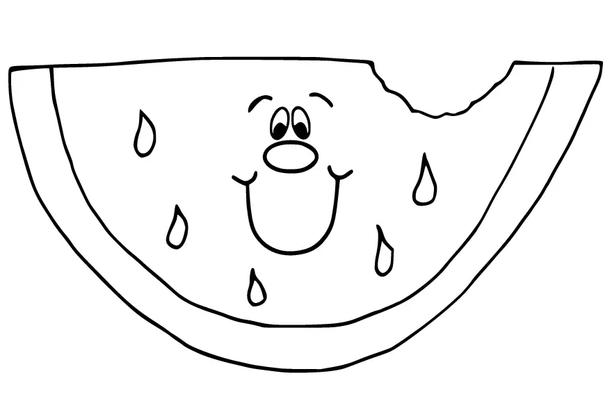 Watermelon Coloring Pages 40