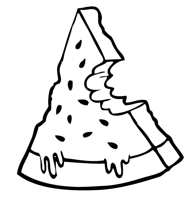 Watermelon Coloring Pages