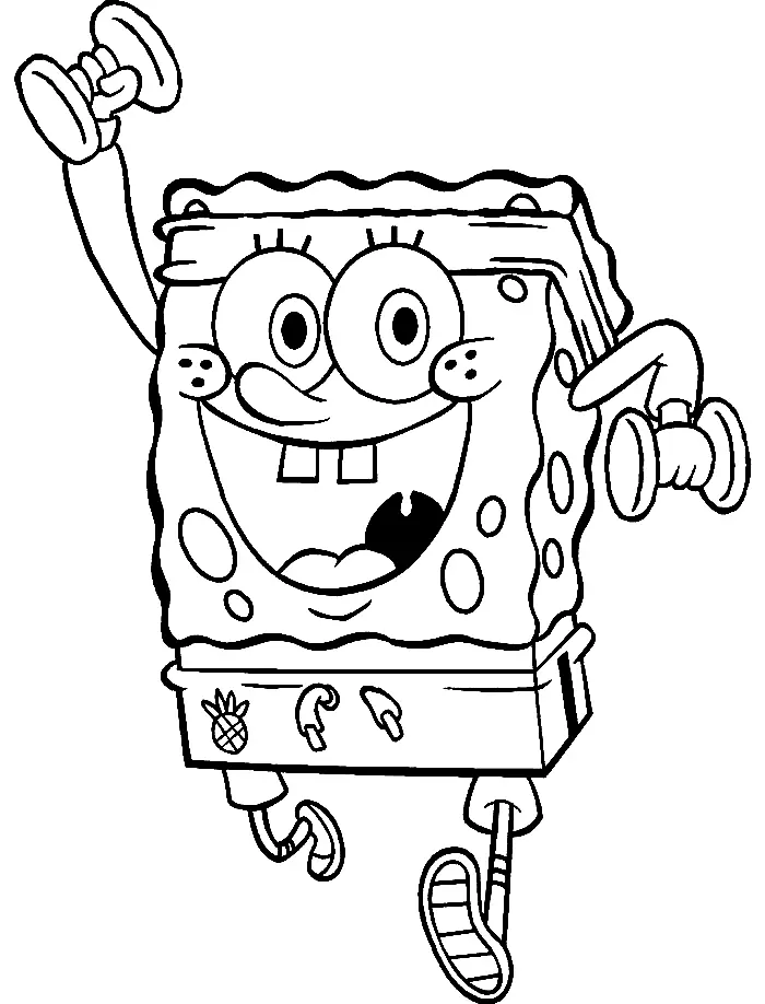 Desenhos de Levantamento de Peso Para Colorir 2
